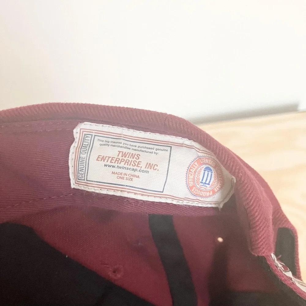 Florida State Seminoles Hat Cap Strap Back Mens Big Logo Red NCAA Football Twins